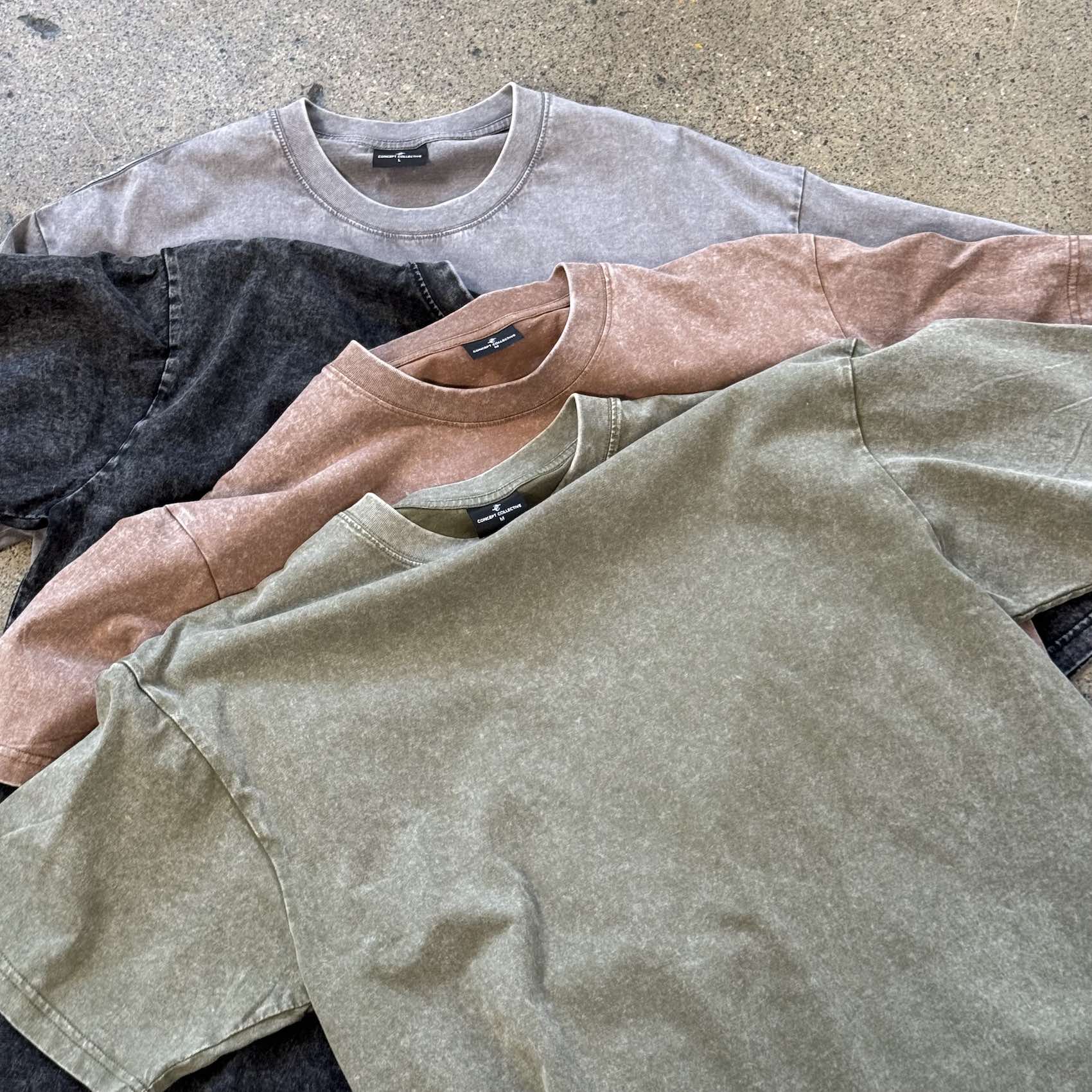 The Wardrobe 6-Pack – Loose Fit Washed T-Shirt